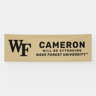 Banderoles Université Wake Forest   WF