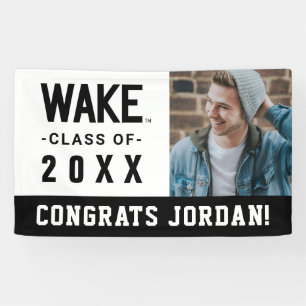 Banderoles Université Wake Forest   Wordmark Wake