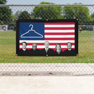 Banderoles US Drapeau Porte-manteaux SCOTUS