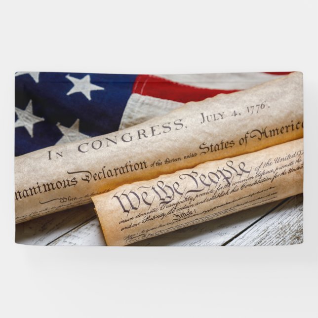 Banderoles US Founding Documents (Horizontal)