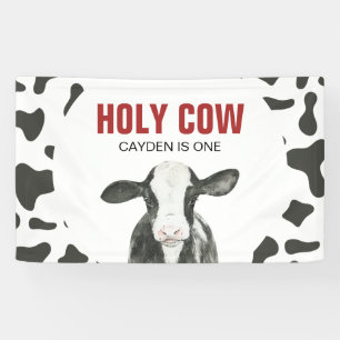 Banderoles Vache Sacrée Je Suis Une Vache Anniversaire Imprim