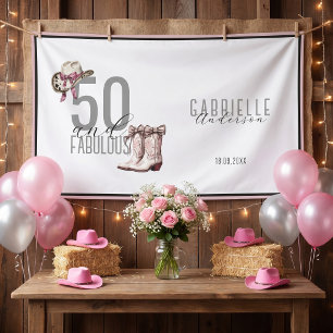 Banderoles Vachette Western 50 et Anniversaire Fabuleux avec 