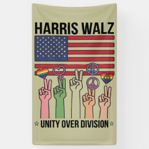 Banderoles Valse de Harris 2024 Unité plutôt que division