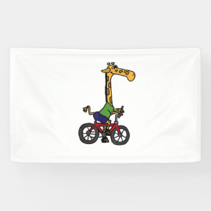 Banderoles Vélo cool Giraffe équitation