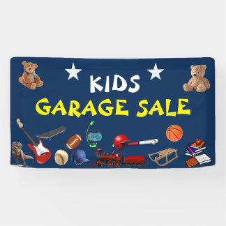 Banderoles Vente de garage pour enfants