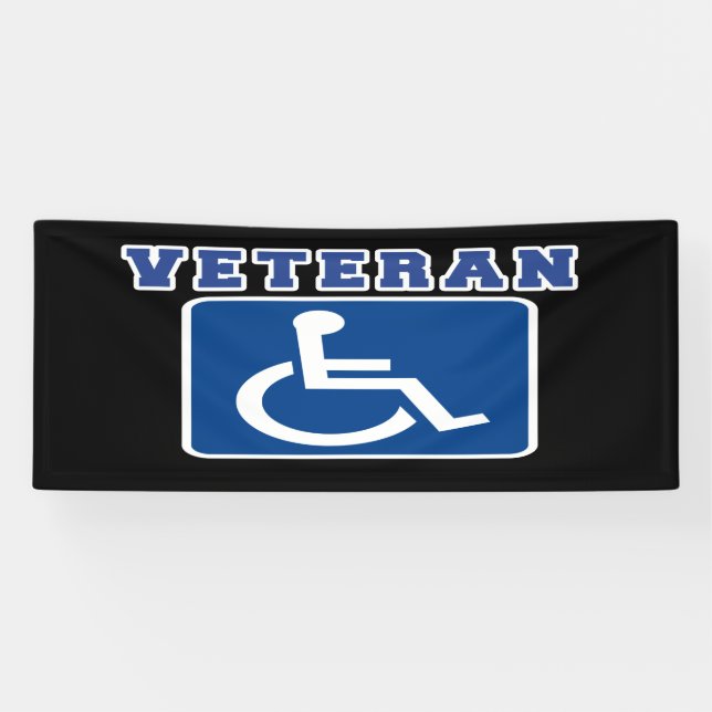 Banderoles Vétérinaire handicapé handicapé (Horizontal)