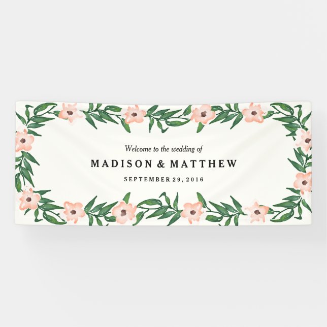 Banderoles Vignes romantiques (Horizontal)