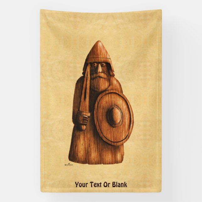 Banderoles Viking rustique (Verticale)