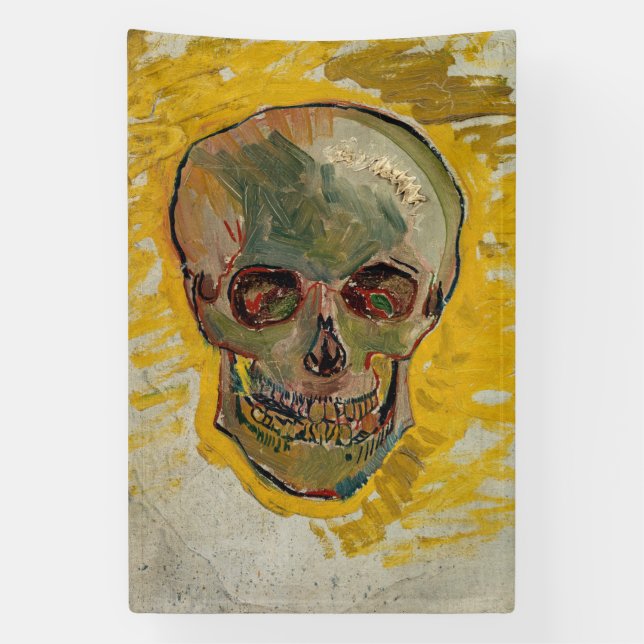Banderoles Vincent van Gogh - Crâne 1887 #2 (Verticale)