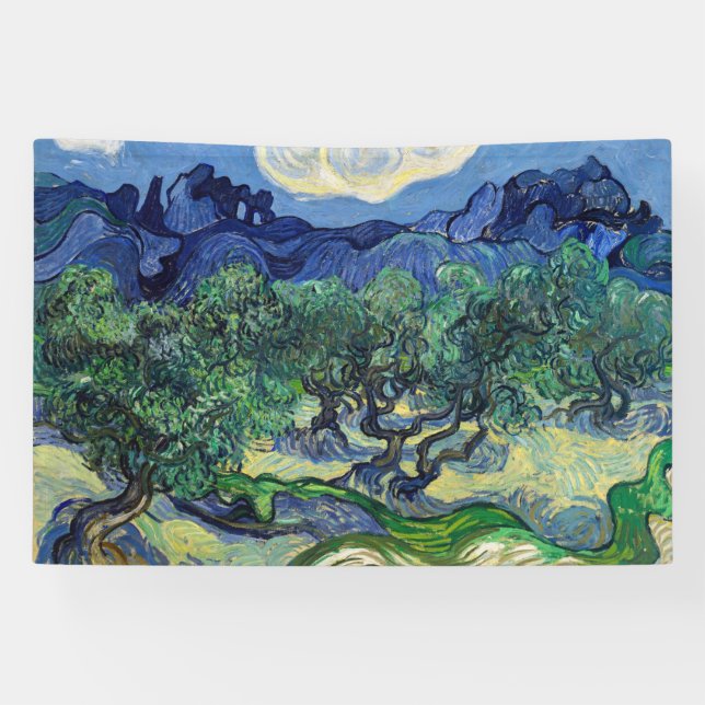Banderoles Vincent van Gogh - Oliviers aux Alpilles (Horizontal)