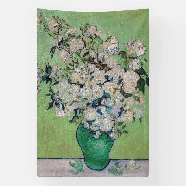 Banderoles Vincent van Gogh - Rose (Verticale)