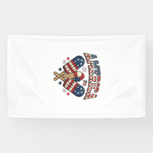 Banderoles Vintage America Ice Cream Patriotic Shirt Design_1