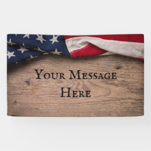 Banderoles Vintage American Flag