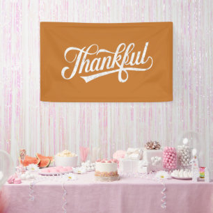 Banderoles Vintage Thanksgiving Cadeau d'automne