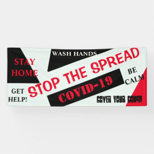 BANDEROLES VIRUS CORONA