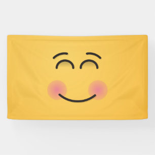 Banderoles Visage souriant aux yeux souriants