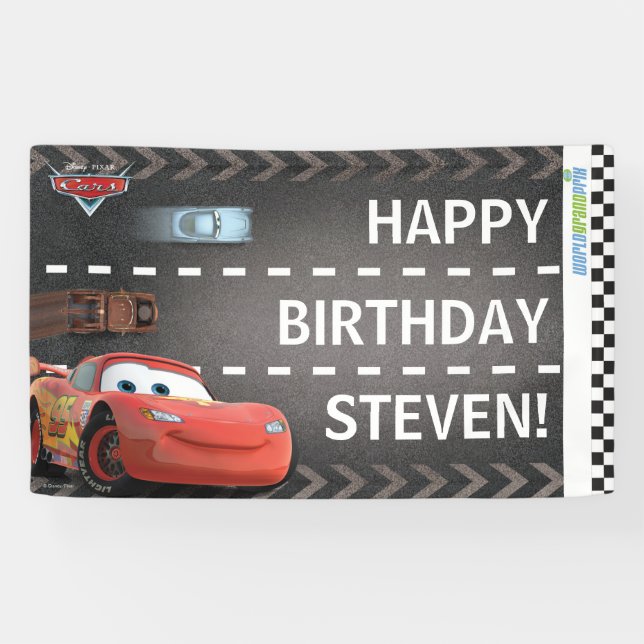 Banderoles Voitures Anniversaire (Horizontal)