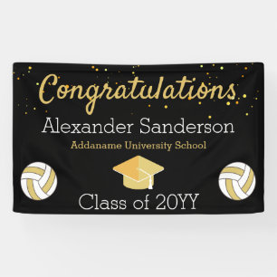 Banderoles Volleyball Félicitation Graduation
