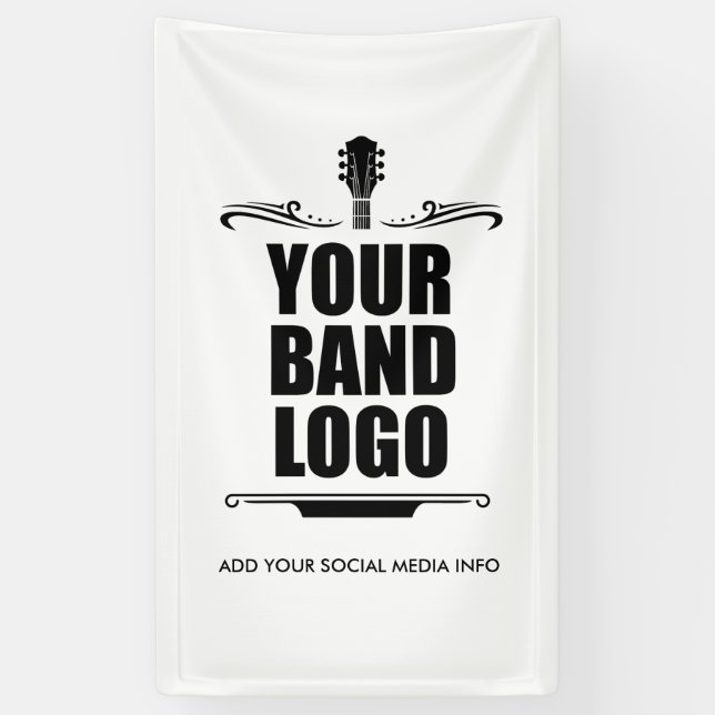 Banderoles Votre logo de bande long (Vertical)