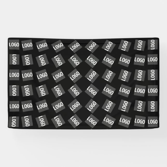 Banderoles Votre logo | Logo, Motif de conception ou d'image  (Horizontal)