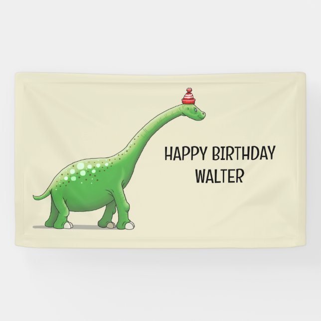 Banderoles Walter le Dinosaur (Horizontal)