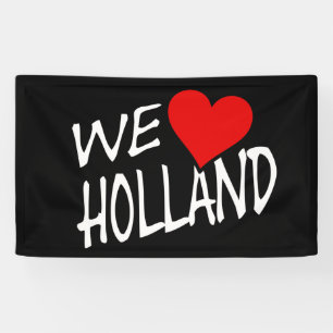Banderoles We Heart Holland en haut sur bk bnrcnt