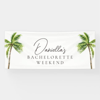 Banderoles Week-end de Palm Tropical Moderne