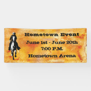 Banderoles Western Rustic Cowboy