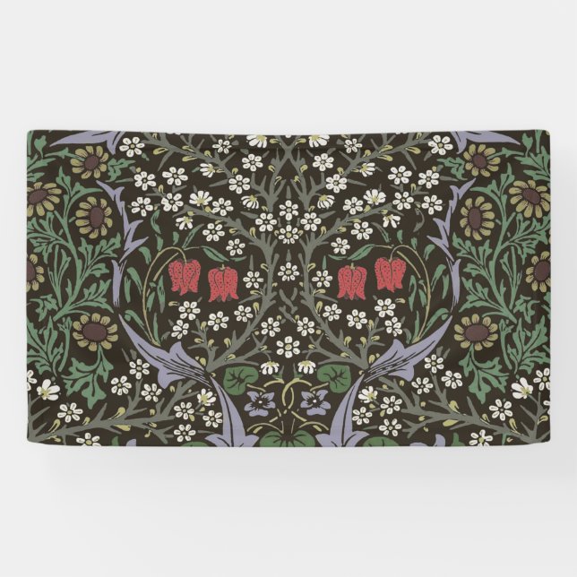 Banderoles William Morris Blackthorn Tapestry Floral (Horizontal)