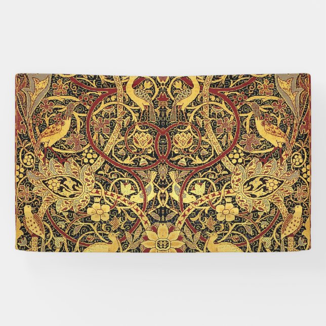 Banderoles William Morris Bullerswood Tapisserie Faux (Horizontal)