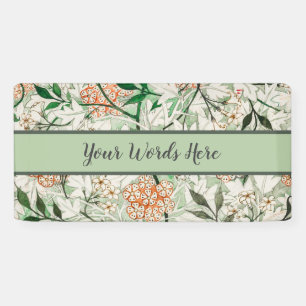 Banderoles William Morris Jasmine Garden Flower Classic