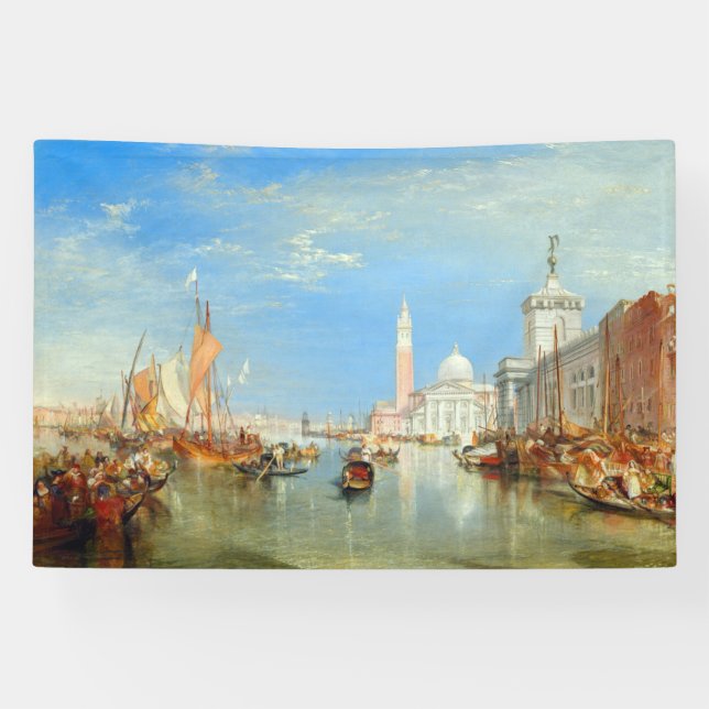 Banderoles William Turner - Venise, le Dogana et San Giorgio (Horizontal)
