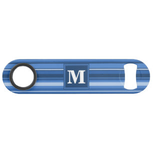 Bandes bleu monogramme