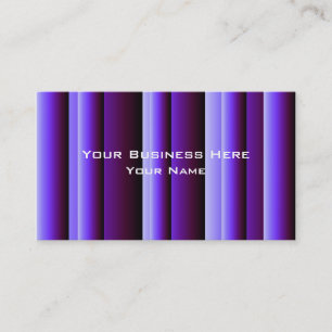 Bandes bleues simples cartes de visite personnalis