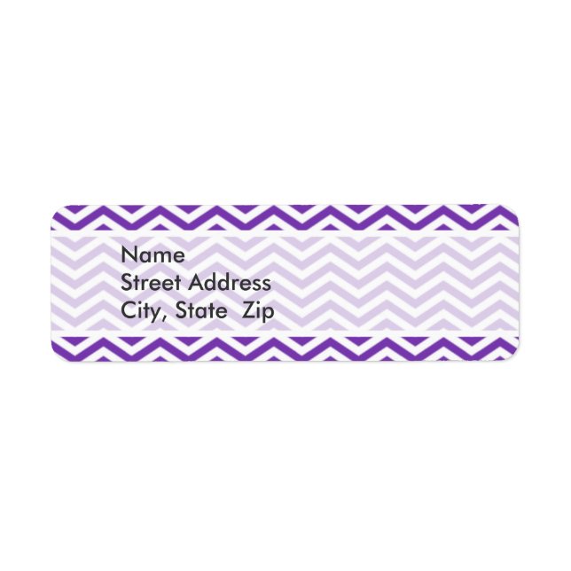 Bandes Chevron Violet De Raisin (Devant)