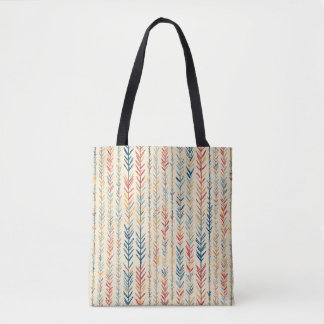 Bandes d'aiguilles de pin peint - Sac fourre-tout