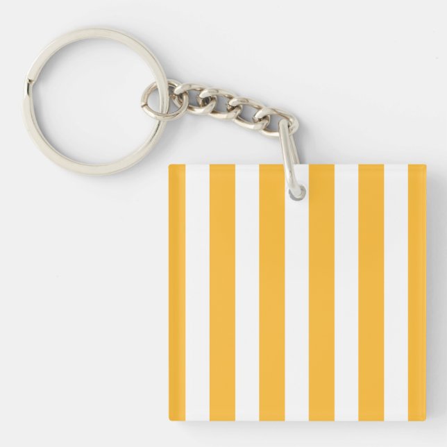 Bandes de bonbons jaune et blanc ensoleillé (Devant)