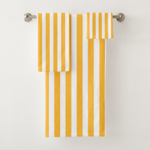 Bandes de bonbons jaune et blanc ensoleillé