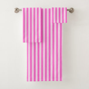 Bandes de bonbons roses et blancs chauds