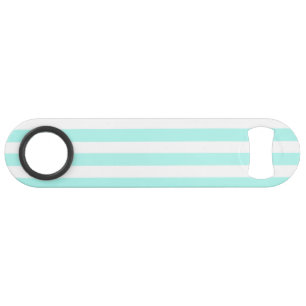Bandes de bonbons turquoise et blanche