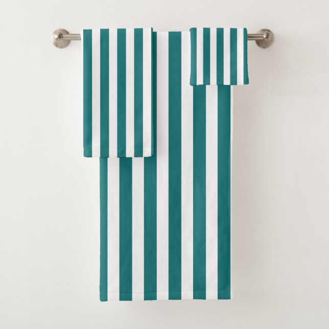 Bandes de bonbons turquoises et blanches (En situation)
