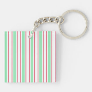 Bandes de bonbons vert, rose et blanc à la menthe