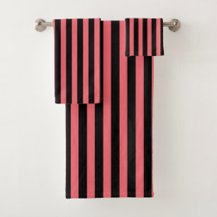 Bandes de corail et de bonbons noirs