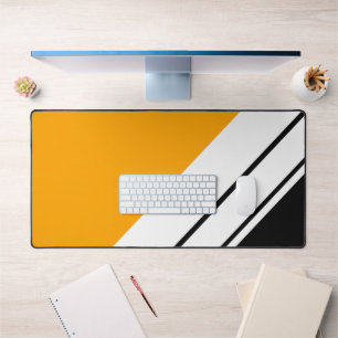Bandes de course jaune orange noir blanc Sport
