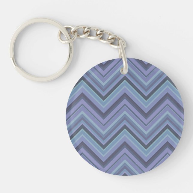 Bandes de zigzag gris bleu (Devant)
