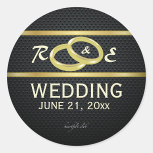 Bandes des autocollants d'or