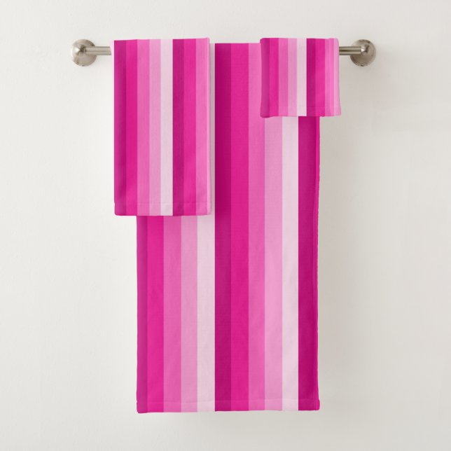 Bandes d'ombre rose chaud (En situation)