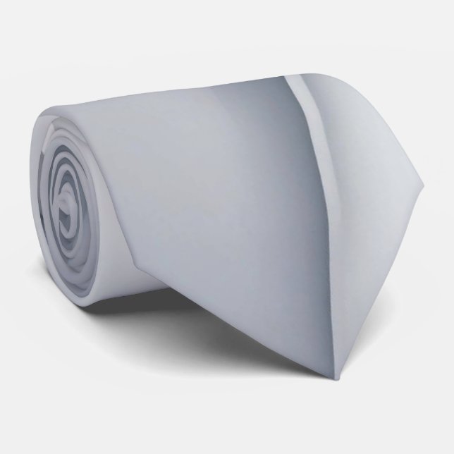 Bandes Gris Bleu Cravate d'impression (Roulé)