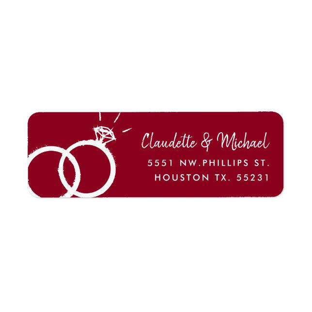 Bandes mariages + Script | Vin de Bourgogne (Devant)
