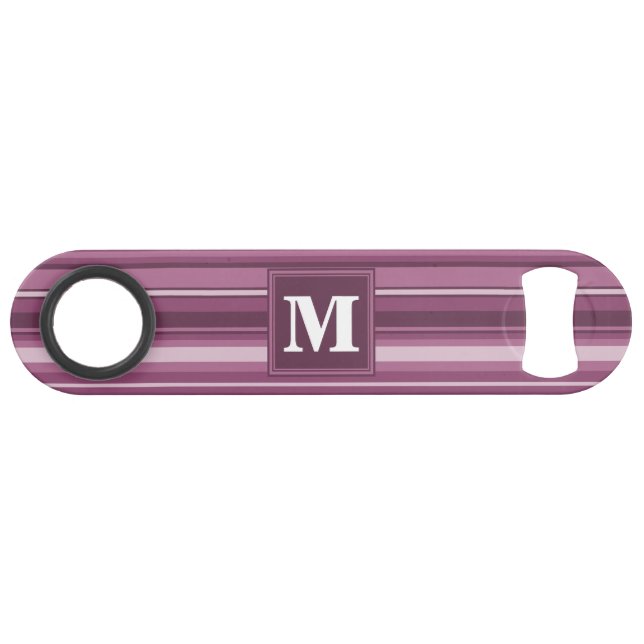 Bandes mauve monogrammes (Devant (Horizontal))